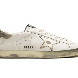 Golden Goose Women's Super Star Classic Sneakers Size 40 (10) - White / Gold
